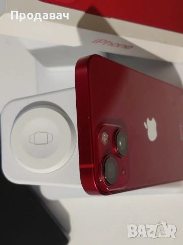 Iphone 13 mini Red 128 100% BH, снимка 4 - Apple iPhone - 53383778