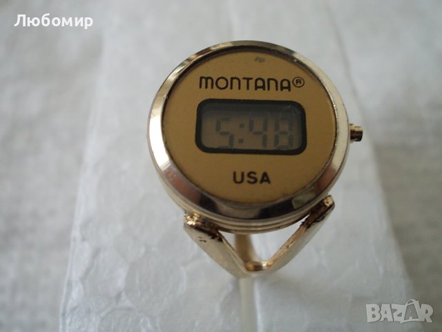 Часовник пръстен Montana USA - №1, снимка 1 - Колекции - 43552332