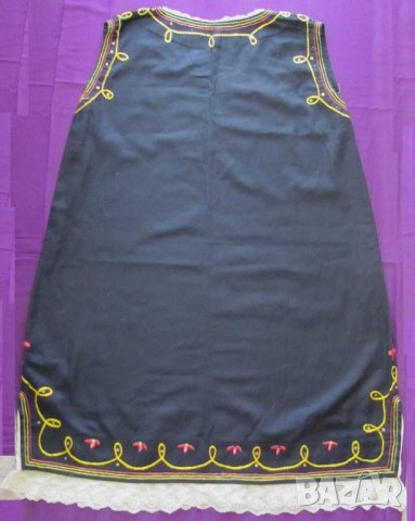 19 век Фолк Арт Женска Носия ръчна бродерия, снимка 6 - Антикварни и старинни предмети - 35398680