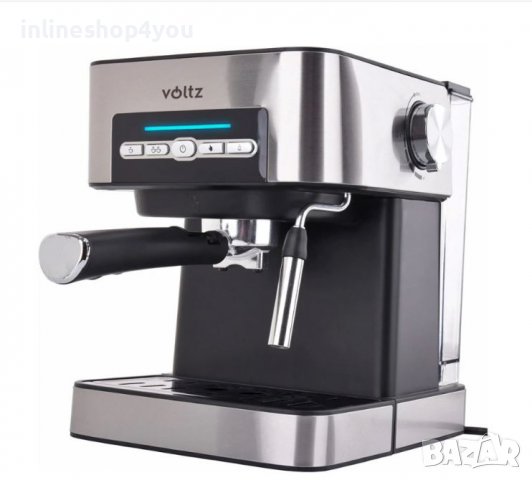 Кафемашина Voltz - V51171C, 20 bar, 1.2l, черна/сива С Гаранция
