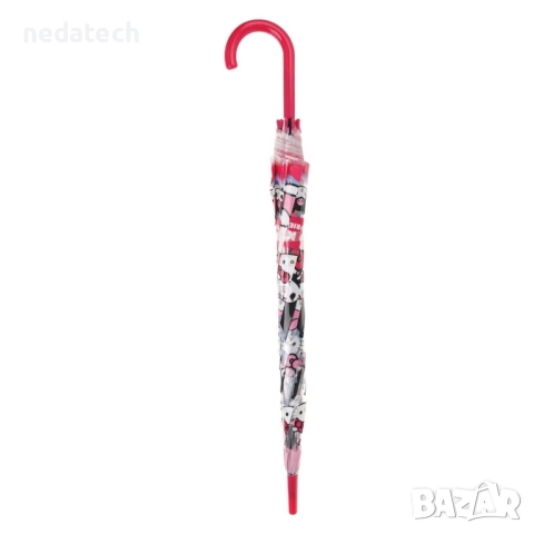 Детски чадър HELLOKITTY&FRIEN, Розов, 82см., снимка 2 - Чадъри - 51769556