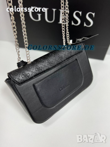 Черна чанта Guess код DS207, снимка 5 - Чанти - 36403864