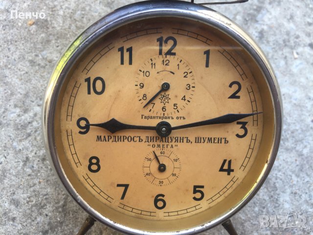 стар часовник - будилник "JUNGHANS" - рядък и интересен, снимка 6 - Антикварни и старинни предмети - 37633959