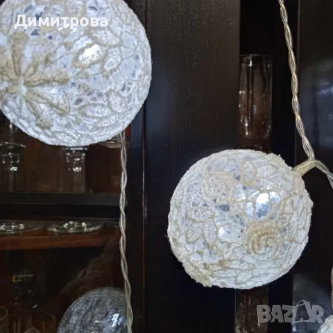 Светещи топки за декорация, снимка 3 - Декорация за дома - 47411474