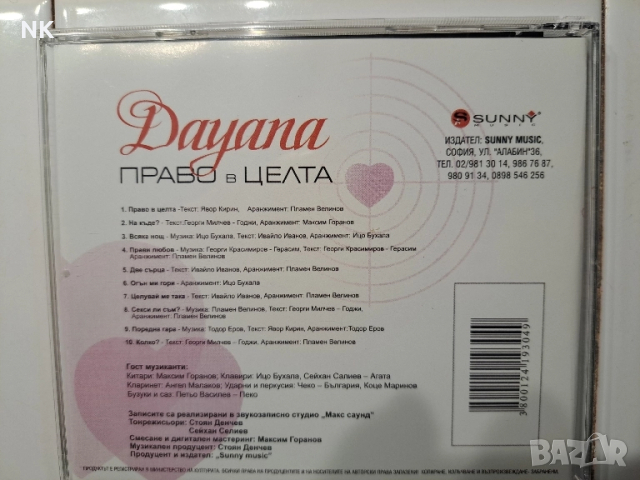 Дияна-Право в целата, снимка 2 - CD дискове - 51600491