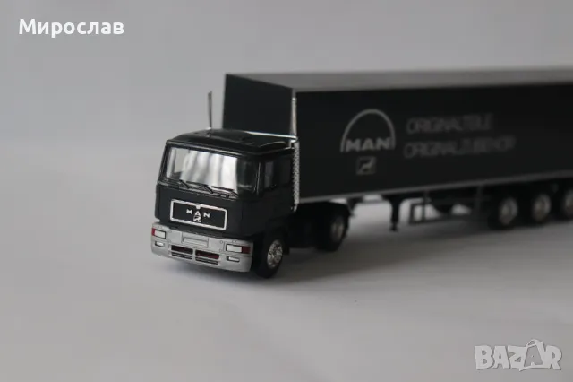 HERPA 1/87 H0 MAN КАМИОН МОДЕЛ ТИР ИГРАЧКА КОЛИЧКА, снимка 2 - Колекции - 49180856