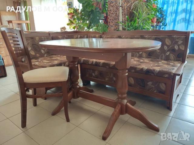 по поръчка, избор дамаска и цвят - Кухненски ъгъл разтегателен масив  , снимка 9 - Дивани и мека мебел - 22345005