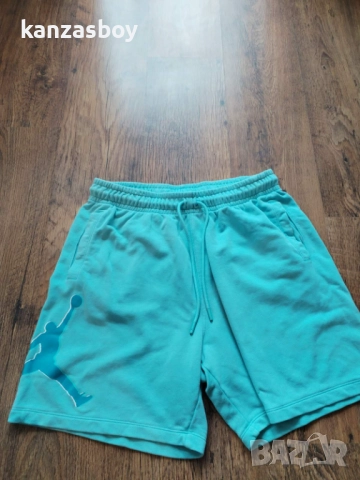 Nike Jordan Essentials Men's Fleece Shorts - Bleached Aqua | - страхотни мъжки панталони L, снимка 7 - Спортни дрехи, екипи - 51549859
