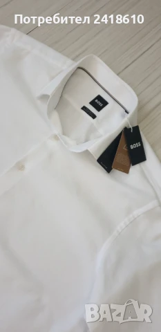 Hugo Boss H - JOE-kent-C1-214 Regular Fit Organic Cotton Finest Italian Fabric Mens Size - 43 / XL Н