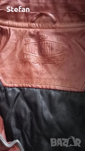 Мъжко кожено яке, снимка 9 - Якета - 47643004