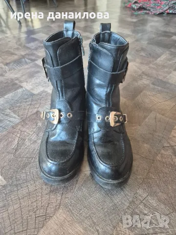 Дамски боти с катарама 38, снимка 2 - Дамски боти - 48100302