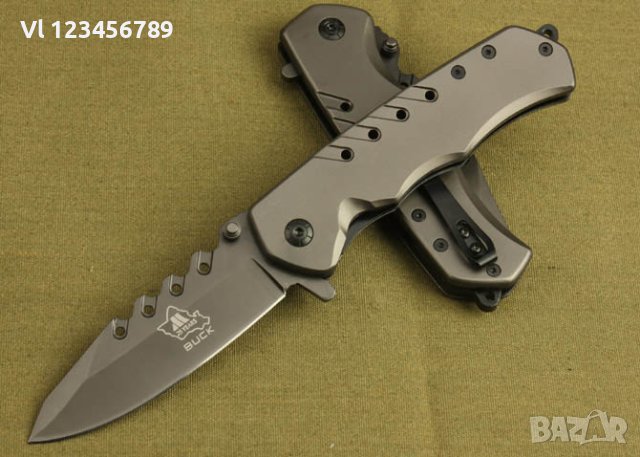 Сгъваем автоматичен нож Buck DA23 85х225, снимка 1 - Ножове - 40777383
