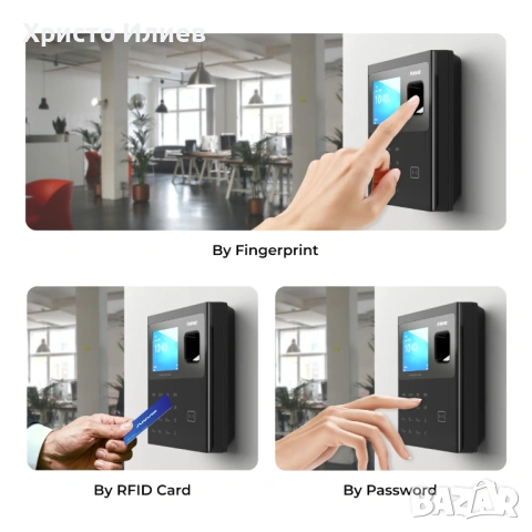 Детектор Anviz с Биометричен пръстов отпечатък RFID и ПИН код Ключалка, снимка 2 - Друга електроника - 53268393