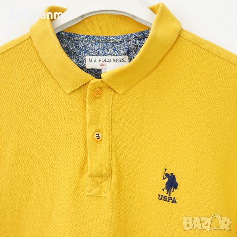US Polo Assn тениска с бродирано лого - S, снимка 2 - Тениски - 38311513