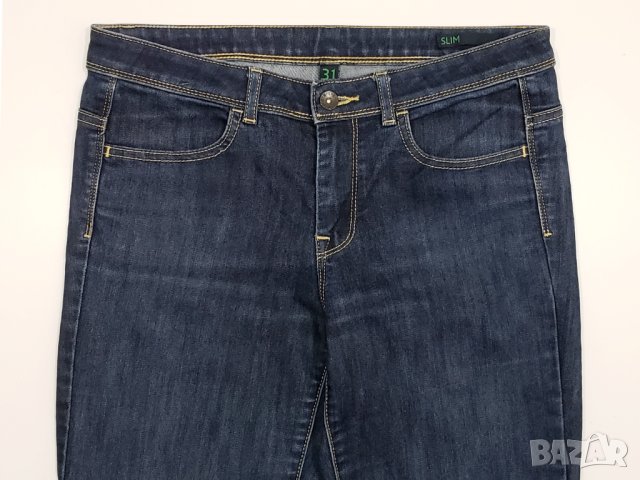 UNITED COLORS OF BENETTON JEANS Slim Дамски Еластични Дънки , снимка 5 - Дънки - 43397565