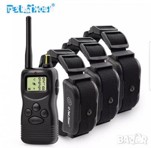  Електронен нашийник за куче с ток, обучителни - дресировъчни каишки ,команди с електроимпулси, снимка 10 - За кучета - 35303109