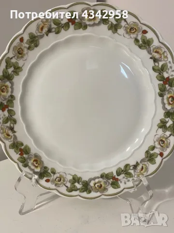 Eschenbach. Bavaria. 1950г. Кана за мляко и чиния., снимка 3 - Антикварни и старинни предмети - 49651009