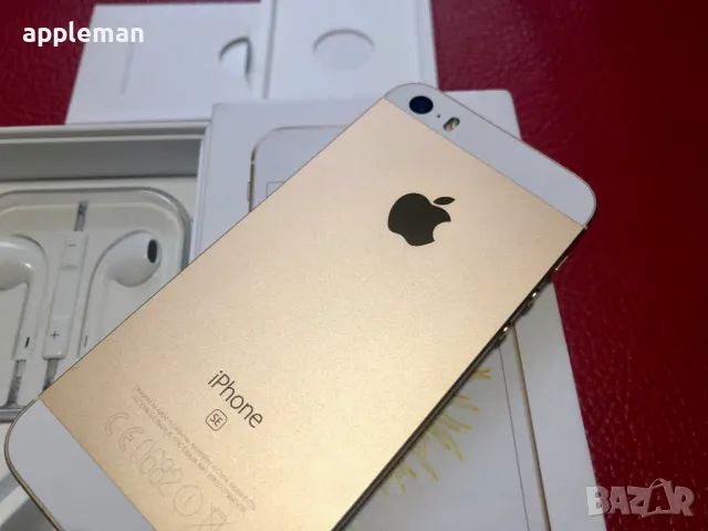 Apple iPhone SE 32Gb Gold Фабрично отключен Айфон телефон, снимка 8 - Apple iPhone - 49559057