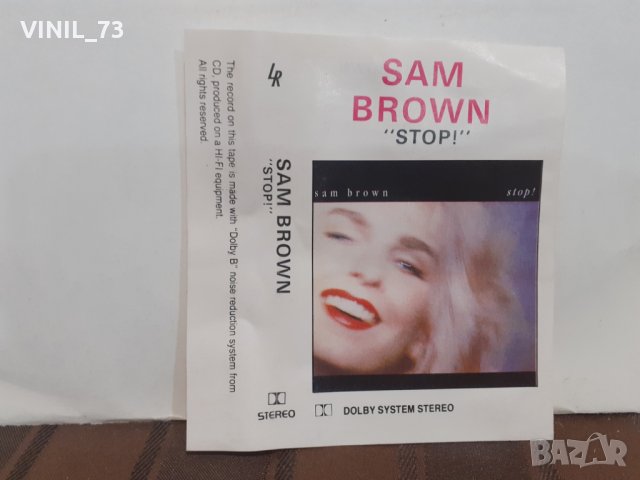  Sam Brown – Stop, снимка 3 - Аудио касети - 32308609