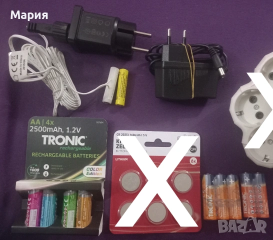 Лампички, адаптери и батерии, снимка 2 - Батерии, зарядни - 52967724