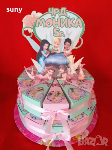 Картонена торта Блуи и Бинго, снимка 6 - Други - 48803263