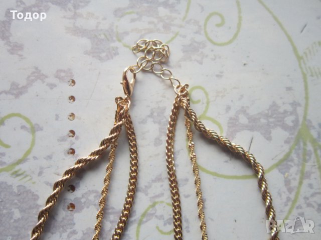 Уникално позлатено колие гердан 1, снимка 2 - Колиета, медальони, синджири - 34780767