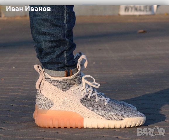 Маратонки ADIDAS TUBULAR X PRIMEKNIT "CRYSTAL WHITE  номер 45 -45,5
