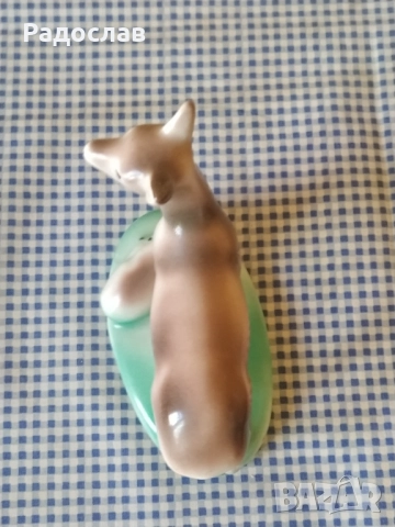 Стара порцеланова статуетка Сърна Изида, снимка 5 - Статуетки - 52274238
