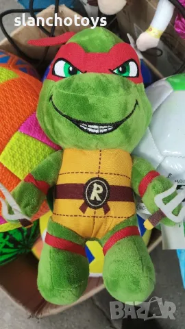 Костенурка нинджа, от плюш и пее на български, снимка 1