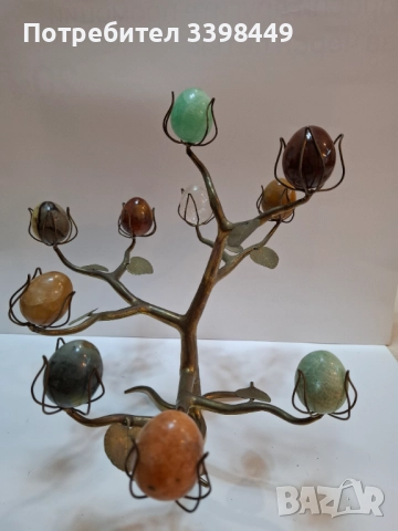 Декоративно дърво от нефрит или друг полускъпоценен