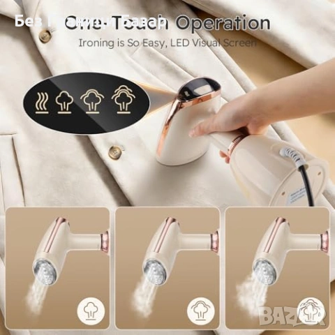 Нов Уред за пара дрехи бързо гладене Параход Стиймър Ютия пътуване, снимка 4 - Ютии - 53565987