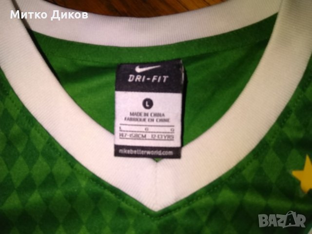 Вердер Бремен  2013-14г домакини тениска маркова на Найк №14 Аарон Хънт юноши 13-14г, снимка 6 - Футбол - 26374977