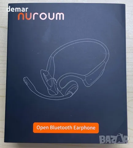 Безжични слушалки с отворено ухо Nuroum OW20B с микрофон, HiFi, бежово, снимка 9 - Безжични слушалки - 47330589