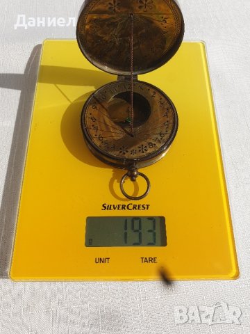 Масивен компас от бронз със слънчев часовник, снимка 7 - Подаръци за мъже - 43258613