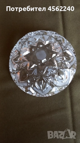 Кристална купа, снимка 4 - Прибори за хранене, готвене и сервиране - 52285497