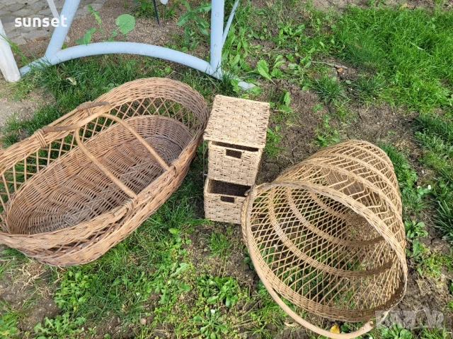 РАТАНОВА кошница, голям ПЛЕТЕН кош, снимка 10 - Декорация за дома - 50674755