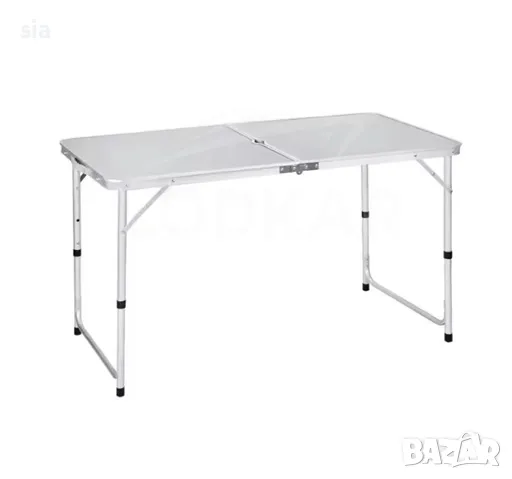 Сгъваема маса, 3 нива на височина, 120см, снимка 3 - Къмпинг мебели - 50372685