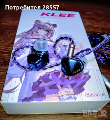 Нови- неотваряни IBasso Jr. Klee тип iem, снимка 10 - Слушалки и портативни колонки - 52672622
