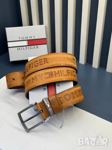 колани от естествена кожа в кутия tommy hilfiger, снимка 3 - Колани - 50417050