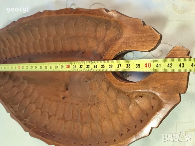 дървено плато поднос дърворезба 25/3, снимка 9 - Аксесоари за кухня - 50085479