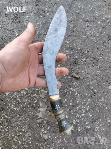 Кукри оригинал рог, месинг седеф, снимка 11 - Антикварни и старинни предмети - 52930743