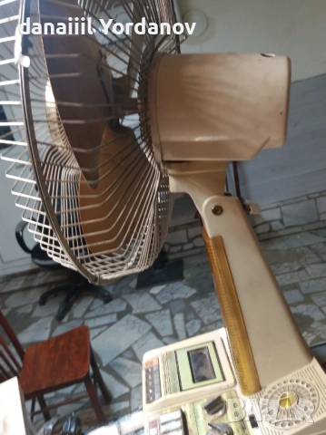 Ретро вентилатор National F-401C с КАСЕТОФОН – Колекционерски! , снимка 4 - Антикварни и старинни предмети - 53058178