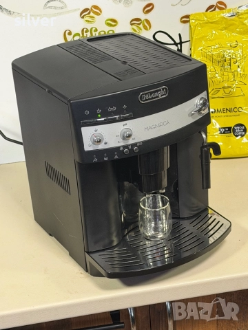 Кафемашина кафе автомат delonghi magnifica с гаранция, снимка 4 - Кафемашини - 52754678