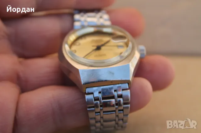 Швейцаркси мъжки часовник ''Jenny'' 25 камъка автоматик, снимка 2 - Мъжки - 47666971