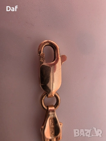 Златна гривна 14 карата/проба 585 , снимка 4 - Гривни - 52926486