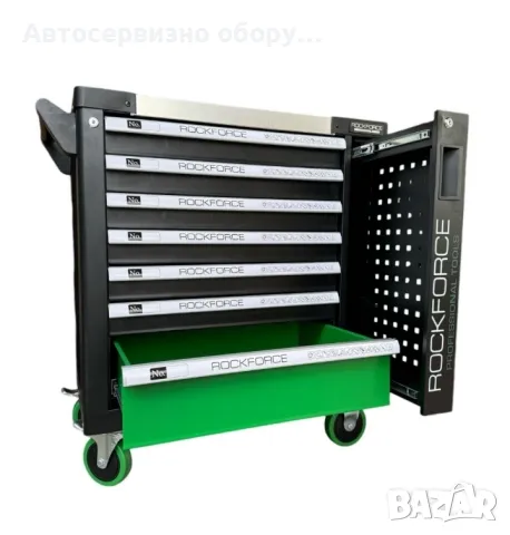 Професионален шкаф/количка с инструменти RockForce 172 части, снимка 4 - Други инструменти - 47729754
