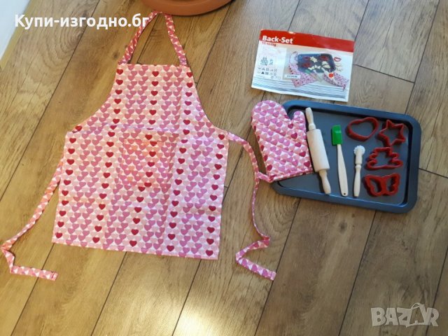 Детски комплекти за правене на сладки или торта от 10 части в два цвята, снимка 1