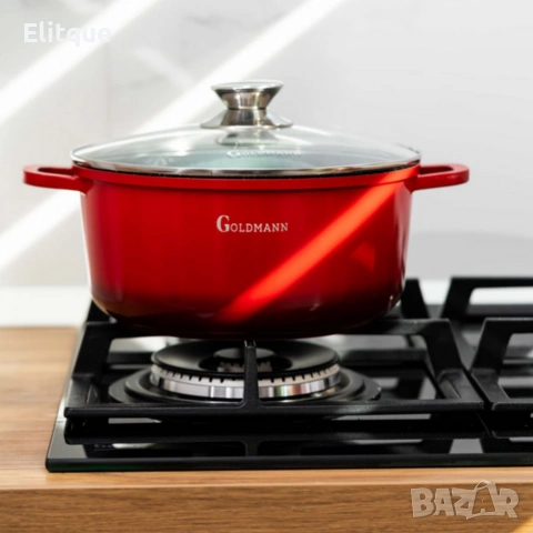 Тенджера Goldmann GM-7328R / GM-7324R, мраморно покритие