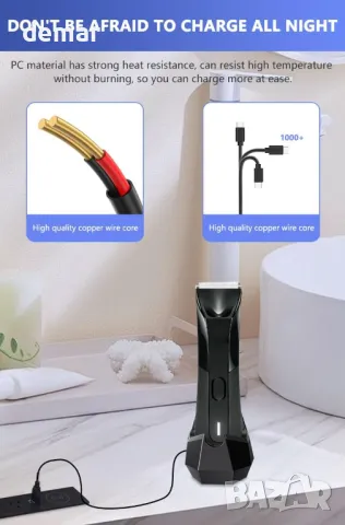 Зарядно за Trimmer 4.0, Съвместимо с Manscaped Lawn Mower, снимка 4 - Други - 49827756