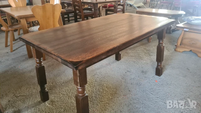 разтегателна маса с резбовани крака , снимка 3 - Маси - 50700851